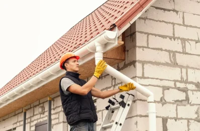Pose et remplacement de gouttières à Faulquemont